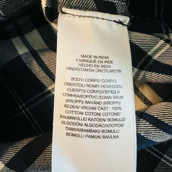 Lauren Ralph Lauren Blue and Black Plaid Women’s Button Down Shirt Size 2X - Picture 10 of 10